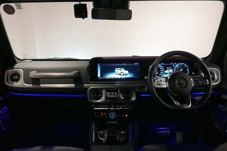 2023年式メルセデスベンツ G400d maqspeed 9 ダークブラック AMGライン Gmanufakturプログラム オブシディアンブラック MQ4259