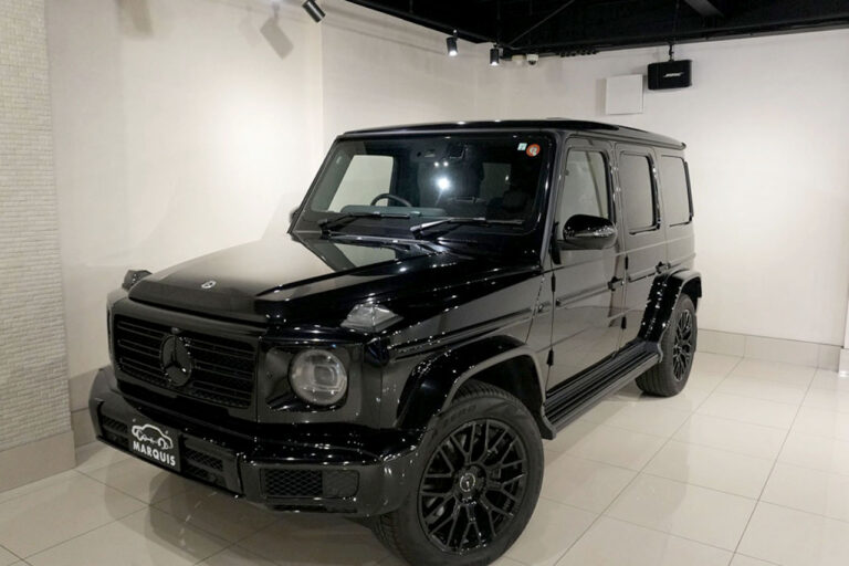 2023年式メルセデスベンツ G400d maqspeed 9 ダークブラック AMGライン Gmanufakturプログラム オブシディアンブラック MQ4259