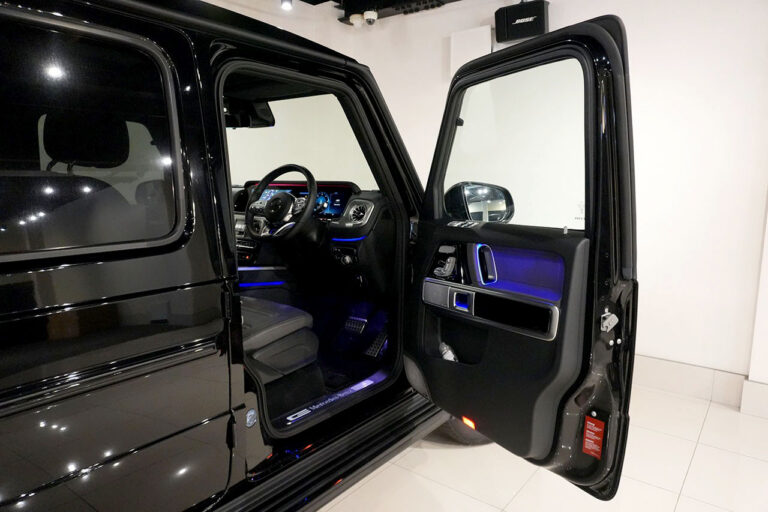 2023年式メルセデスベンツ G400d maqspeed 9 ダークブラック AMGライン Gmanufakturプログラム オブシディアンブラック MQ4259