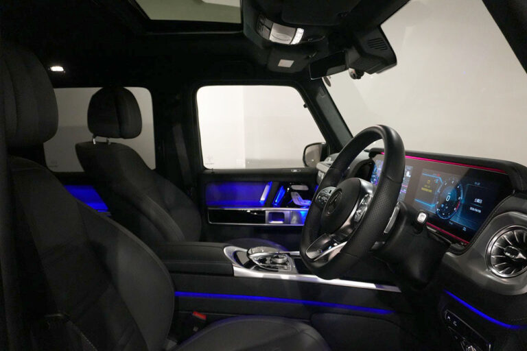2023年式メルセデスベンツ G400d maqspeed 9 ダークブラック AMGライン Gmanufakturプログラム オブシディアンブラック MQ4259