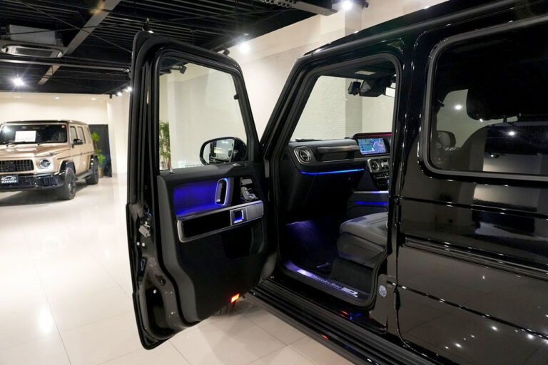 2023年式メルセデスベンツ G400d maqspeed 9 ダークブラック AMGライン Gmanufakturプログラム オブシディアンブラック MQ4259
