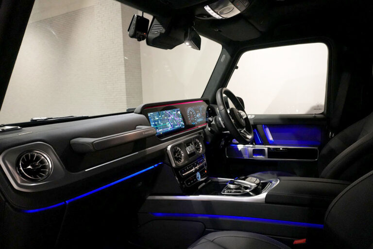 2023年式メルセデスベンツ G400d maqspeed 9 ダークブラック AMGライン Gmanufakturプログラム オブシディアンブラック MQ4259