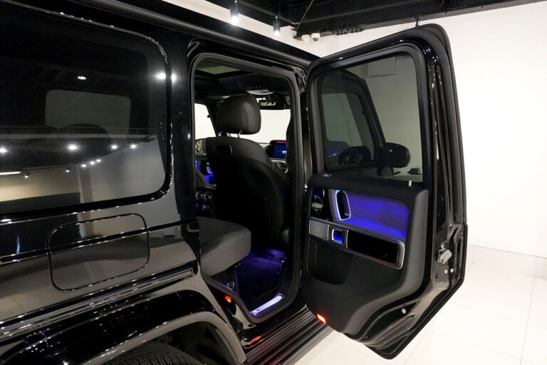 2023年式メルセデスベンツ G400d maqspeed 9 ダークブラック AMGライン Gmanufakturプログラム オブシディアンブラック MQ4259