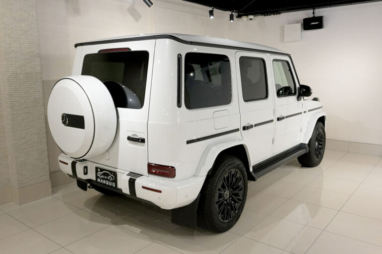 2024年式 メルセデスベンツ G400d ダークプラチナ Gmanufakturプログラム+ AMGライン オパリスホワイト MQ4270