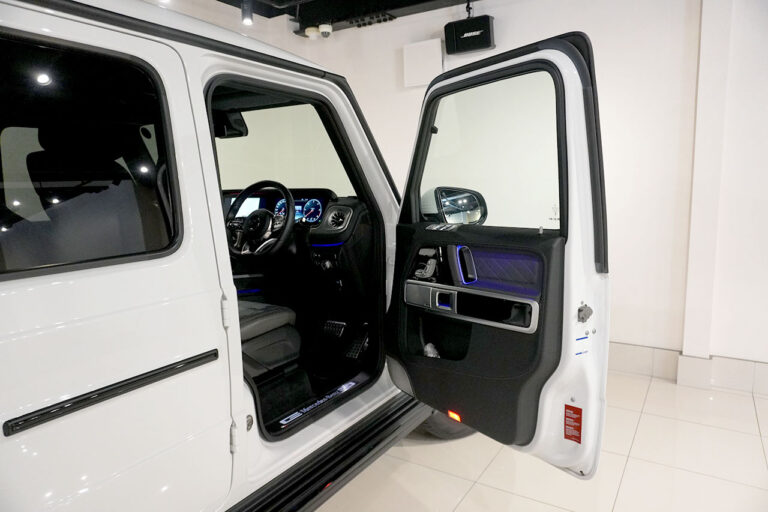 2024年式 メルセデスベンツ G400d ダークプラチナ Gmanufakturプログラム+ AMGライン オパリスホワイト MQ4270