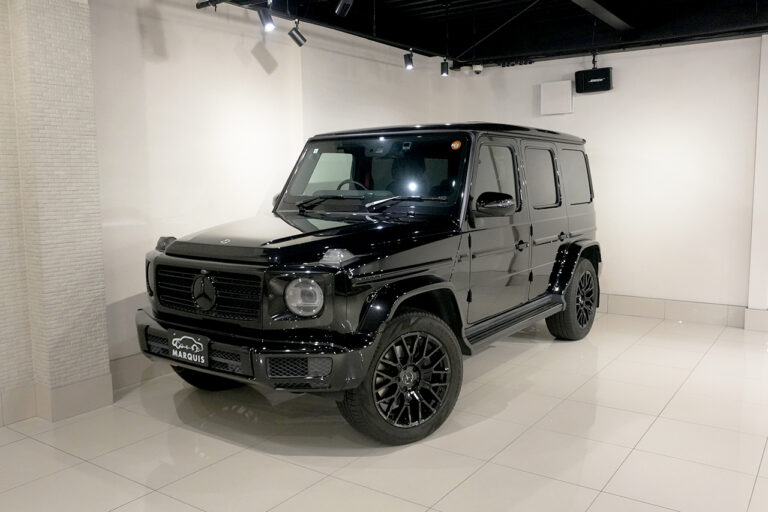 2021年式 メルセデスベンツ G350d ダークブラック AMGライン ラグジュアリーPKG オブシディアンブラック MQ4273