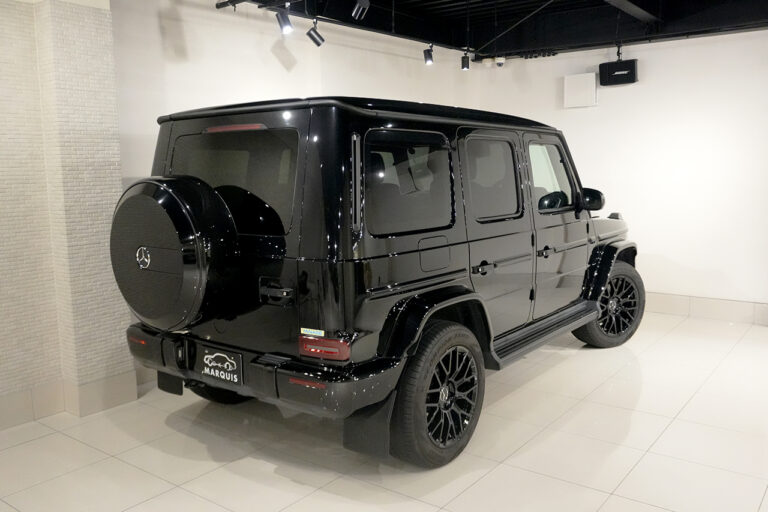 2021年式 メルセデスベンツ G350d ダークブラック AMGライン ラグジュアリーPKG オブシディアンブラック MQ4273