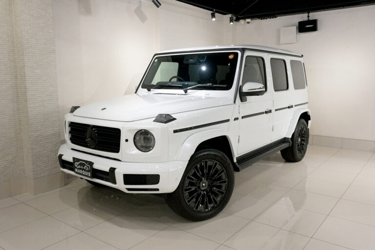 2023年式 メルセデスベンツ G400d Gmanufakturプログラム+ AMGライン オパリスホワイト MQ4275