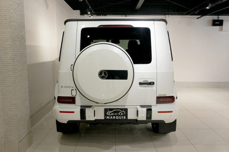 2023年式 メルセデスベンツ G400d Gmanufakturプログラム+ AMGライン オパリスホワイト MQ4275