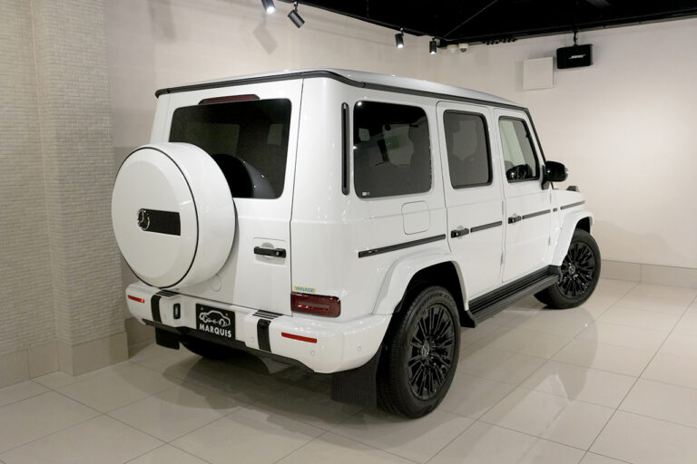 2023年式 メルセデスベンツ G400d Gmanufakturプログラム+ AMGライン オパリスホワイト MQ4275