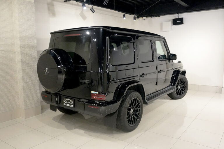 2023年式 メルセデスベンツ G400d maqspeed 9 ダークブラック Gmanufakturプログラム AMGライン オブシディアンブラック MQ4277