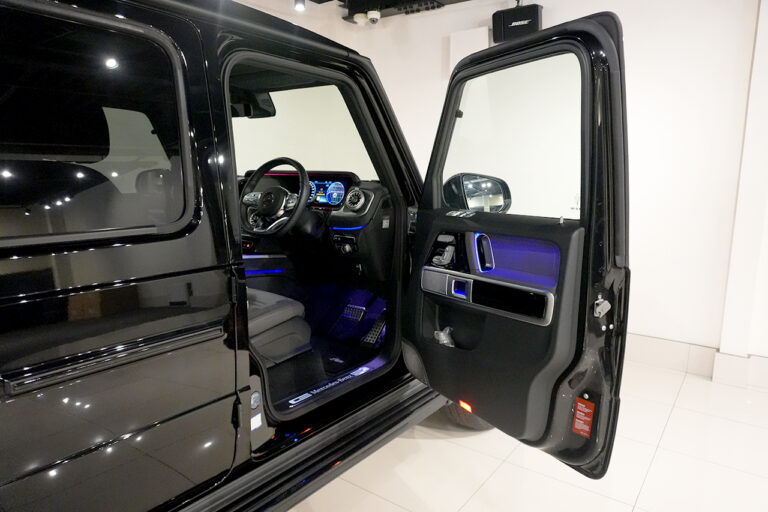 2023年式 メルセデスベンツ G400d maqspeed 9 ダークブラック Gmanufakturプログラム AMGライン オブシディアンブラック MQ4277