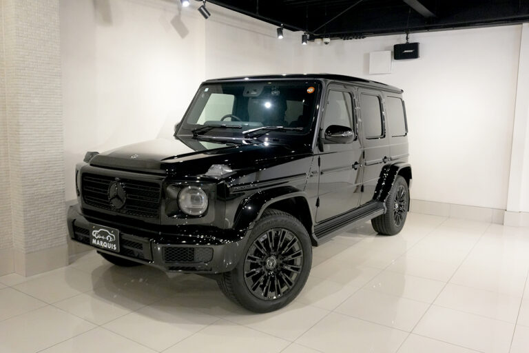 2023年式 メルセデスベンツ G400d maqspeed 12 ダークブラック Gmanufakturプログラム+ AMGライン オブシディアンブラック MQ4278