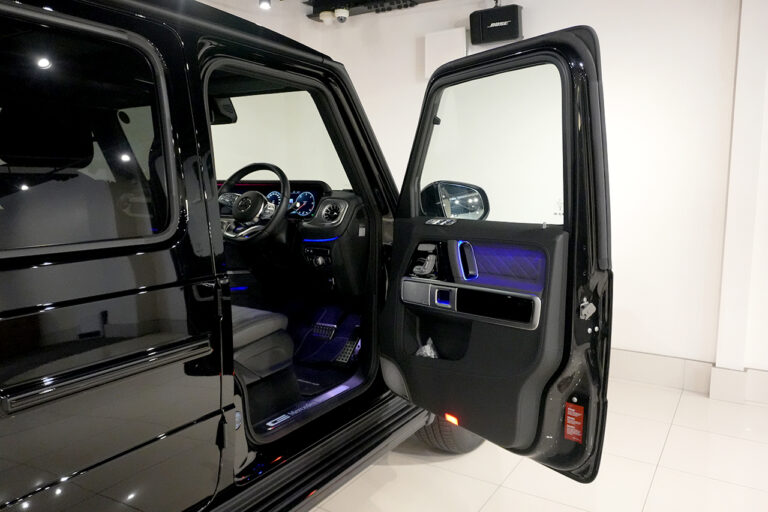 2023年式 メルセデスベンツ G400d maqspeed 12 ダークブラック Gmanufakturプログラム+ AMGライン オブシディアンブラック MQ4278