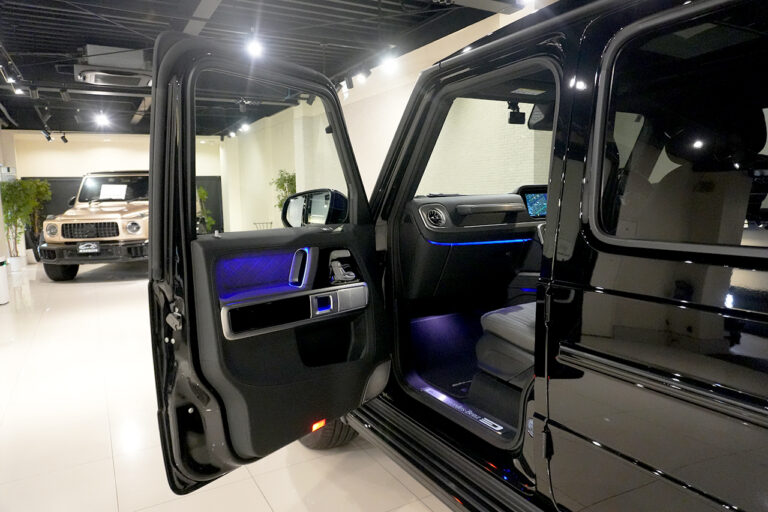 2023年式 メルセデスベンツ G400d maqspeed 12 ダークブラック Gmanufakturプログラム+ AMGライン オブシディアンブラック MQ4278