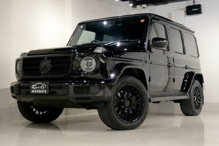 2023年式 メルセデスベンツ G400d maqspeed 9 ダークブラック Gmanufakturプログラム+ AMGライン オブシディアンブラック MQ4281