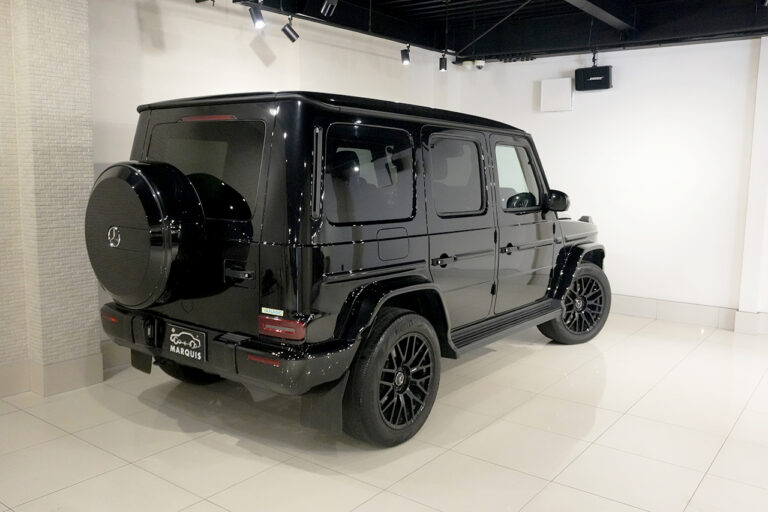2023年式 メルセデスベンツ G400d maqspeed 9 ダークブラック Gmanufakturプログラム+ AMGライン オブシディアンブラック MQ4281